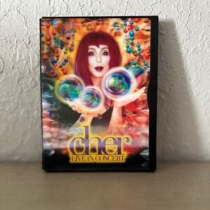 Vibrant Red and Yellow Psychedelic Poster with Floating Elements